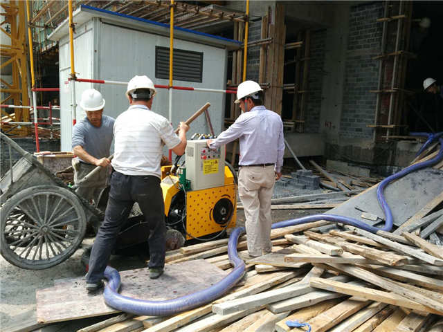 二次構造專用柱砼地泵